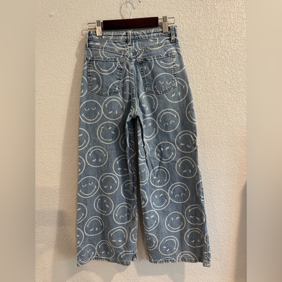 H&M Kids Smiley World Wide Leg Jeans 12y - Picture 2 of 3